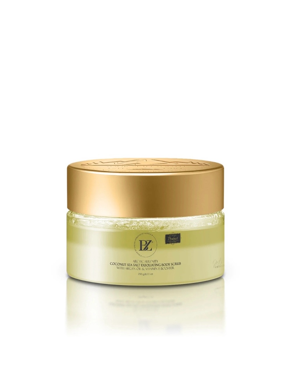 Sea Salt Exfoliating Body Scrub with Argan Oil & Vitamin E Booster